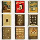Кофейная коллекция декоративные постеры для кафе и кухни, винтажный постер, ретро настенный стикер 42*3031*20 см