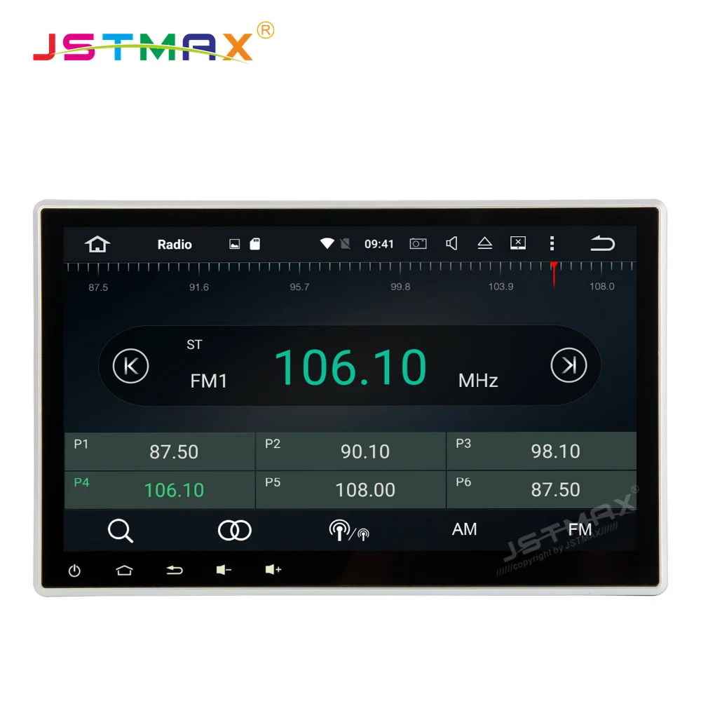 Автомобильный мультимедийный плеер JSTMAX универсальный 2 din на Android 10 1 с GPS dvd