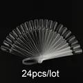 ROSALIND fake nail Tips Design Transparent Nature Nails Gel Display Training Palette All For Manicure Fan False Nail Art Tools