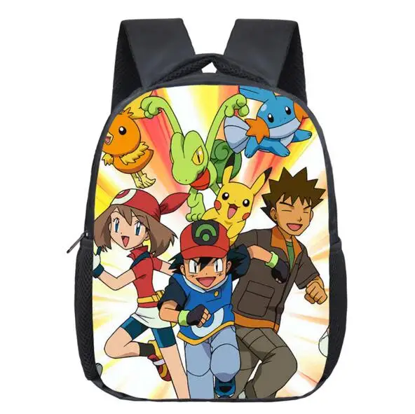Аниме Покемон Рюкзак Карманный Монстр школьная сумка Ash Ketchum/Пикачу школьные