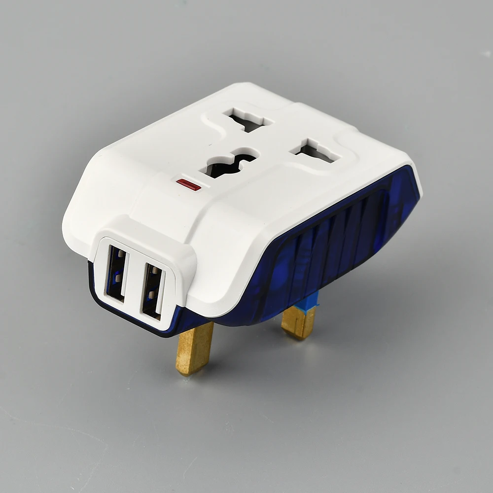 Cognag 5V 2.1A Электрический адаптер зарядного устройства с двойным USB английская