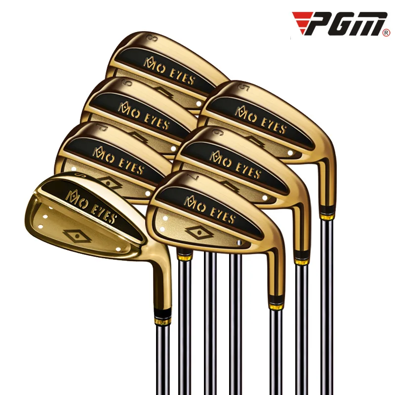 Braed PGM 8PCS Golf MO EYES Sports 7 Irons Club High Imported 455 Steel 5-9PwSw R/S Flex Steel/Graphite Shaft With Head Cover