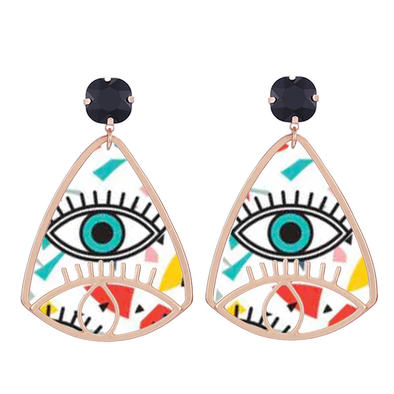 Sehuoran Aretes Brincos, женские серьги-капли, оправа из цинкового сплава, смола, Oorbellen, женские серьги для лица, ювелирные изделия