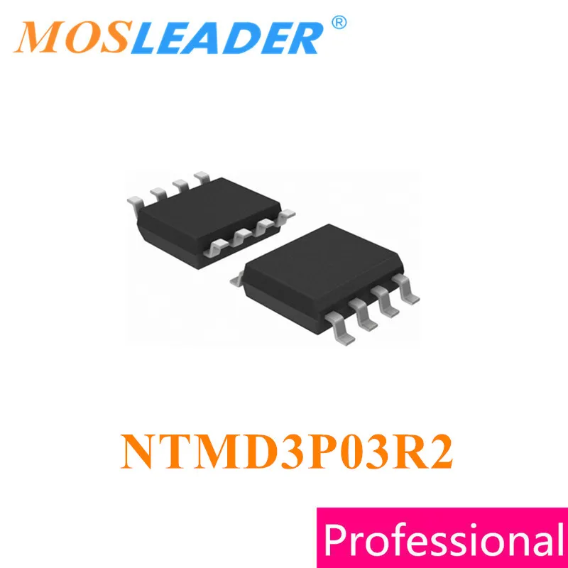 

Mosleader NTMD3P03R2 SOP8 100PCS 1000PCS NTMD3P03 NTMD3P03R2G 30V 3.05A Dual P-Channel Made in China High quality