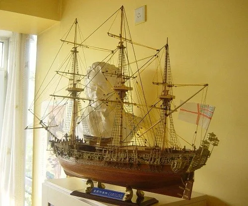 NIDALE модель Sacle1/50 британский шелк-чулок королевская модель яхты комплект HMS Royal Caroline 1749 комплект модели корабля