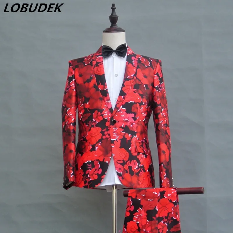 (Пиджак + брюки) мужские облегающие костюмы в английском стиле торжественные