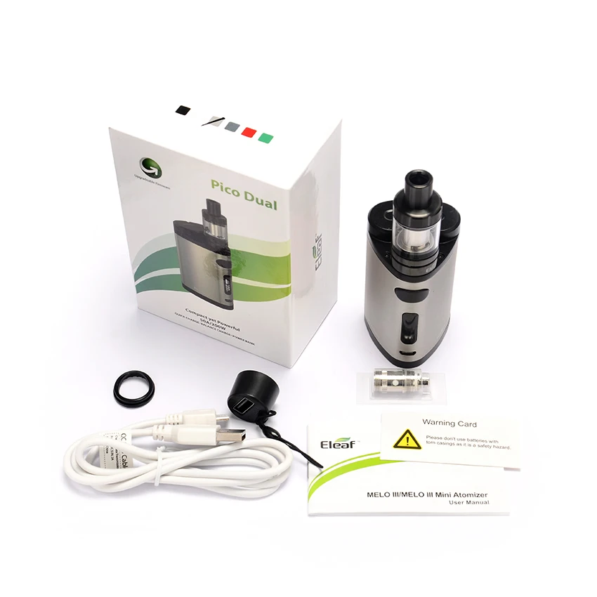 Оригинальный Eleaf istick Pico Dual Kit with 200 Вт Пико двойной поле Mod VW/TC режим и Melo 3