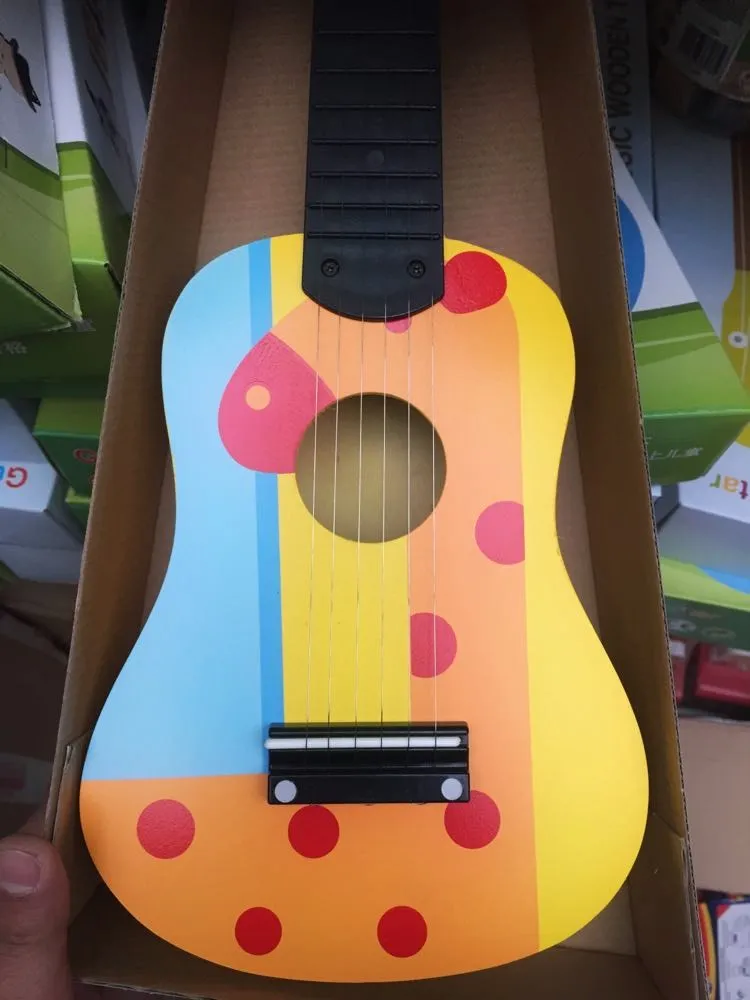 21&quot wooden instruments kids Toy pink Acoustic Guitar | Игрушки и хобби