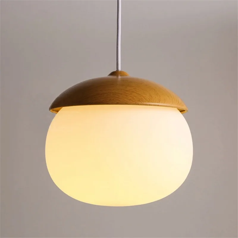 

Modern Home Nuts Dinner Light Iron Wood Grain Pendant Light E27 Bulb Bed Lights A/ B/C/D Style Cafe Lights Free Shipping