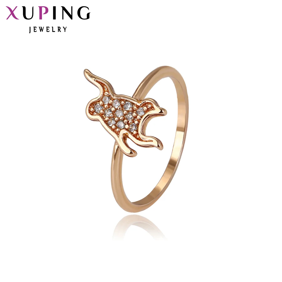 Xuping ювелирные изделия модное кольцо в форме сердца для женщин позолоченные