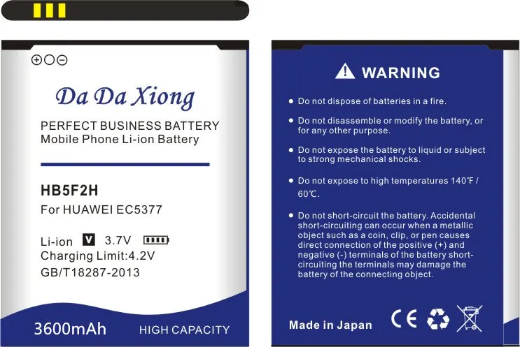 Da Xiong 3600 мАч HB5F2H батарея для huawei 4G Lte wifi маршрутизатор 4G E5375 EC5377 E5373 E5330 E5336 E5372