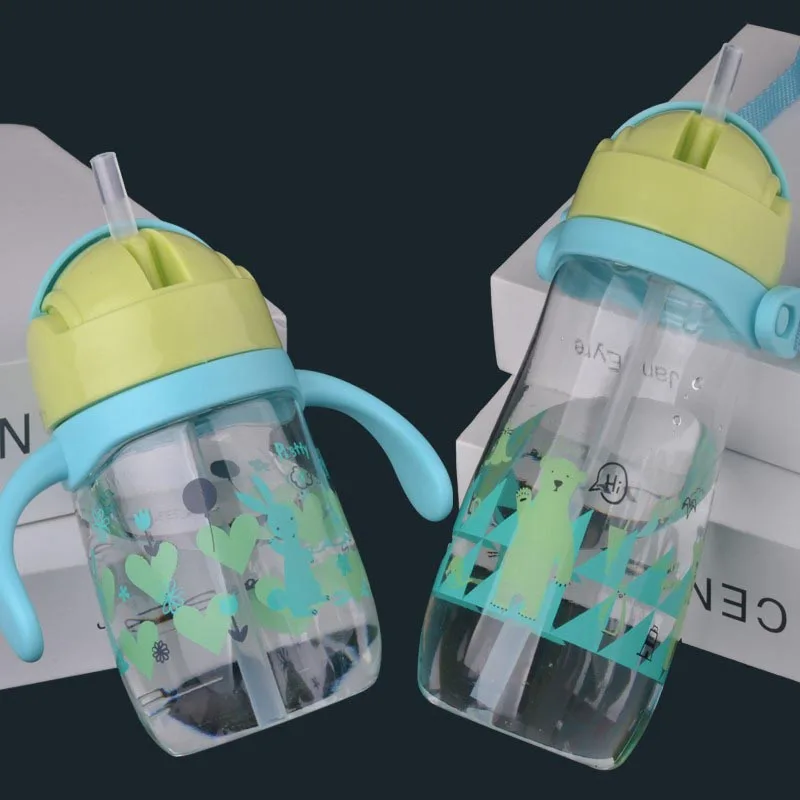 230/450 мл Sippy Cup тритановая бутылочка для пудинга воды чашка кормления не содержит