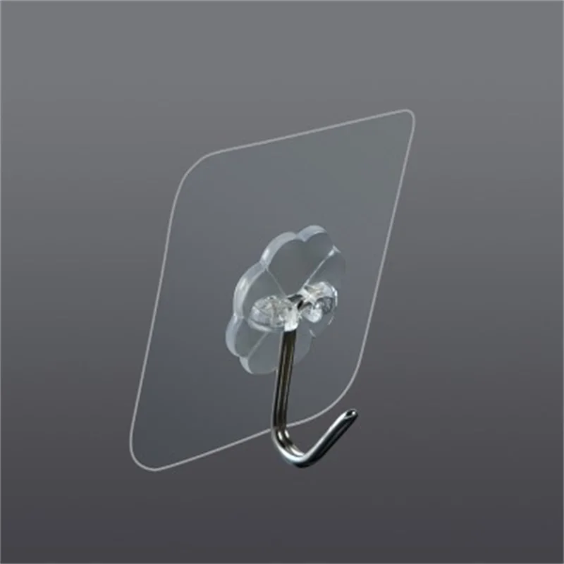 

10Pcs Hot sale Multifunction Strong Transparent Suction Cup Sucker Wall Hooks Hanger For Kitchen Bathroom Lucky Clover Door Hook