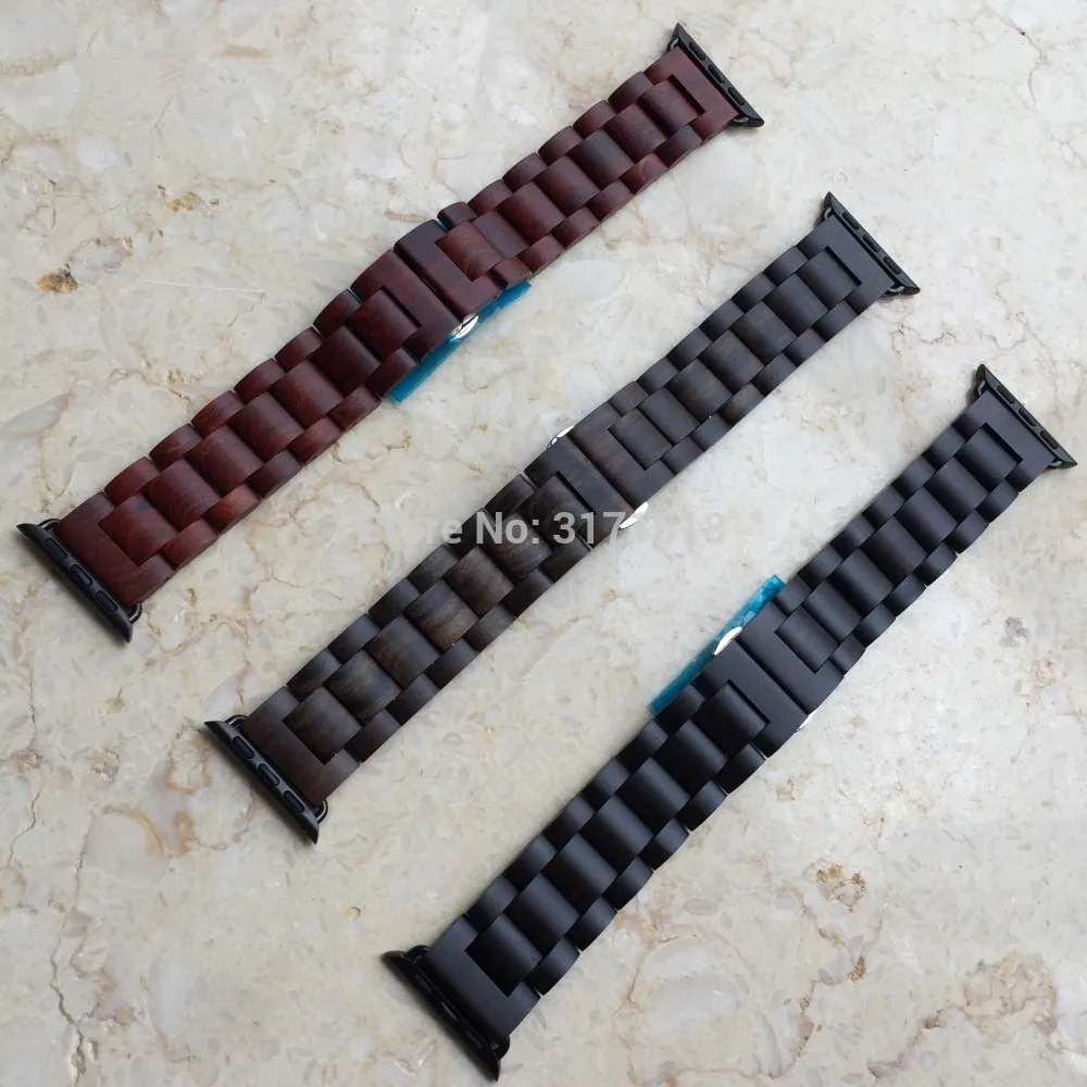 Ремешок деревянный для apple watch band 38 мм 42 40 44 удобный браслет с застежкой бабочкой