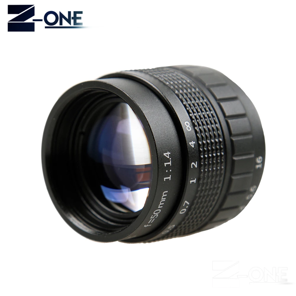 50 мм F1.4 CCTV TV Movie lens + C Mount макрокольцо металлическая бленда объектива для Pentax Q Q7 Q10
