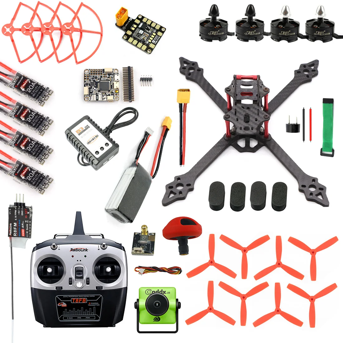 XSR220 220 мм 2,4G 8CH RC Racer Drone Бесщеточный 3S монитор для квадрокоптера Betaflight F4 Pro V2 V3 Caddx Turbo S1 камера 5,8G VTX FPV