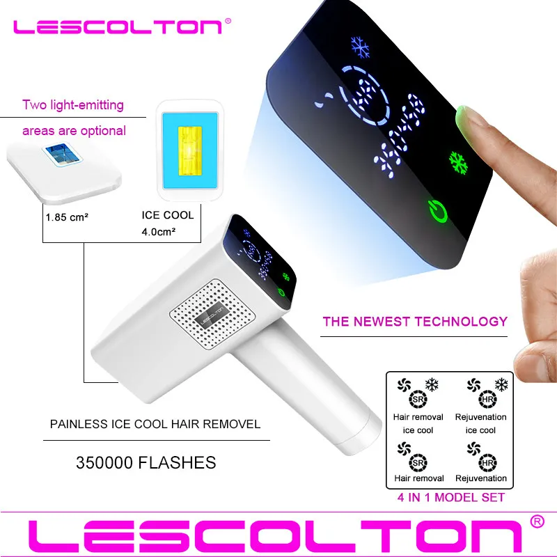 4in1 Icecool Model Lescolton T012C 4в1 ICECOOL IPL лазерное устройство для удаления волос перманентное Удаление волос IPL лазерный эпилятор машина для удаления подмышек - Цвет: 4in1 Icecool Model