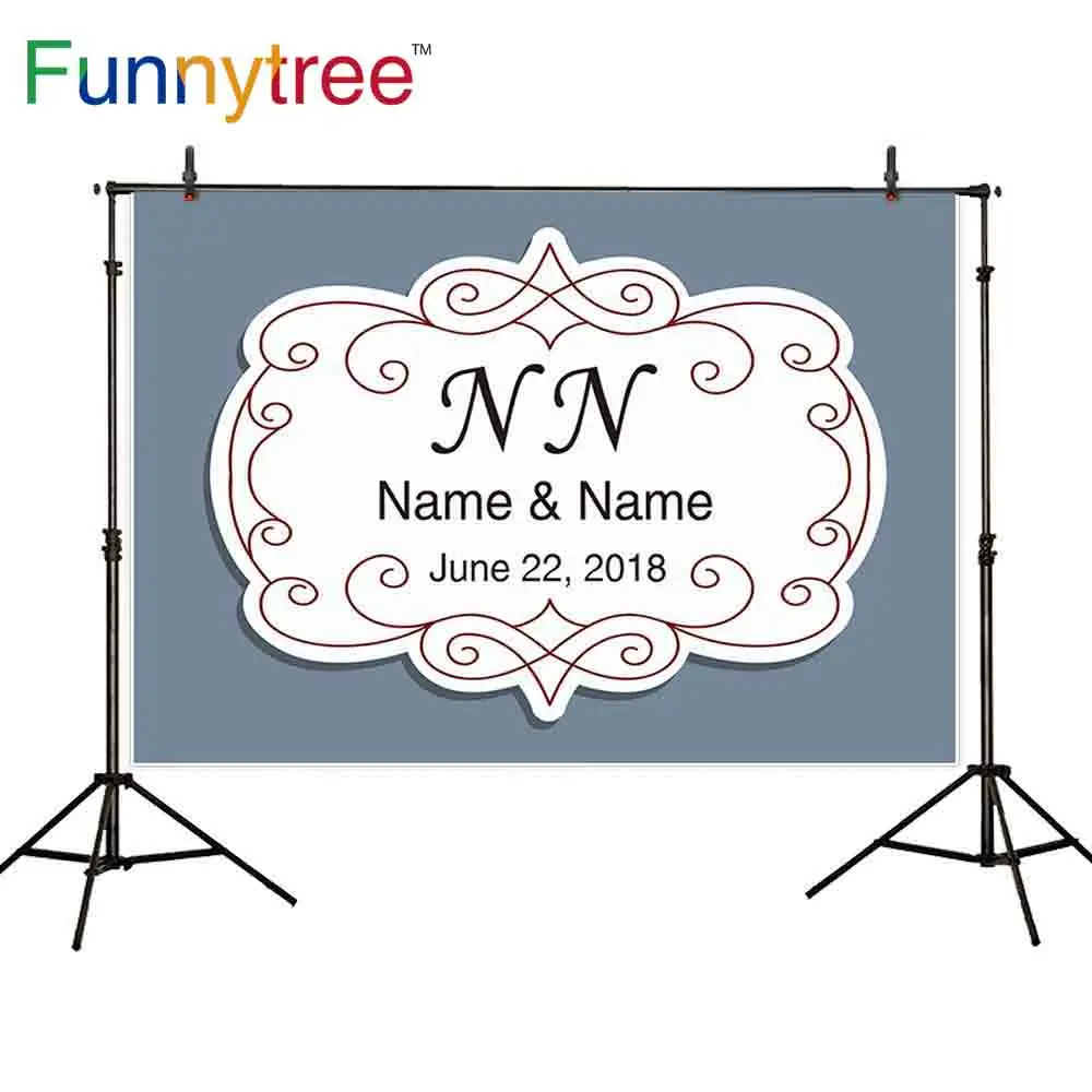 

Фоны Funnytree для фотографий, рамка с изображением серого красного вина, выполненная на заказ, дата, название, простой классический свадебный ф...