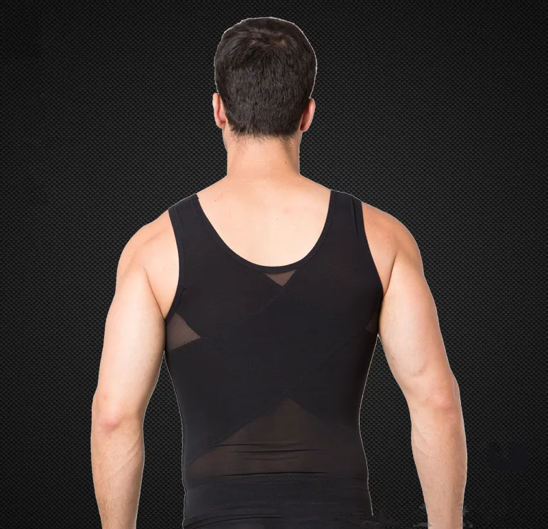 

Men Slimming Vest Adjustable Corset Body Shaper Abdomen Control Tummy Shapers Stomach Girdle Slim Belt Wear Tank Tops Men