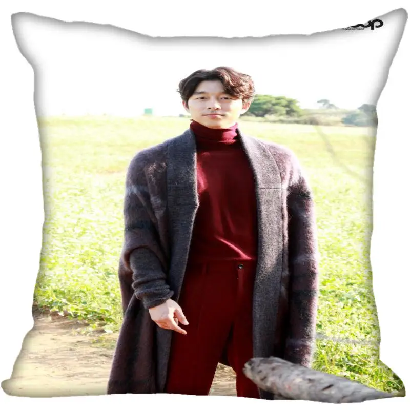 20 Новая Заказная наволочка Gong Yoo с принтом квадратная шелковая наволочка домашняя декоративная атласные Наволочки на молнии(с одной стороны - Цвет: 20