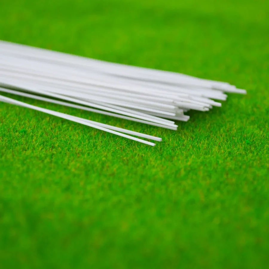 

100pcs 1.0*1.0mm Square Rod ABS Plastic Pipe 50cm Length
