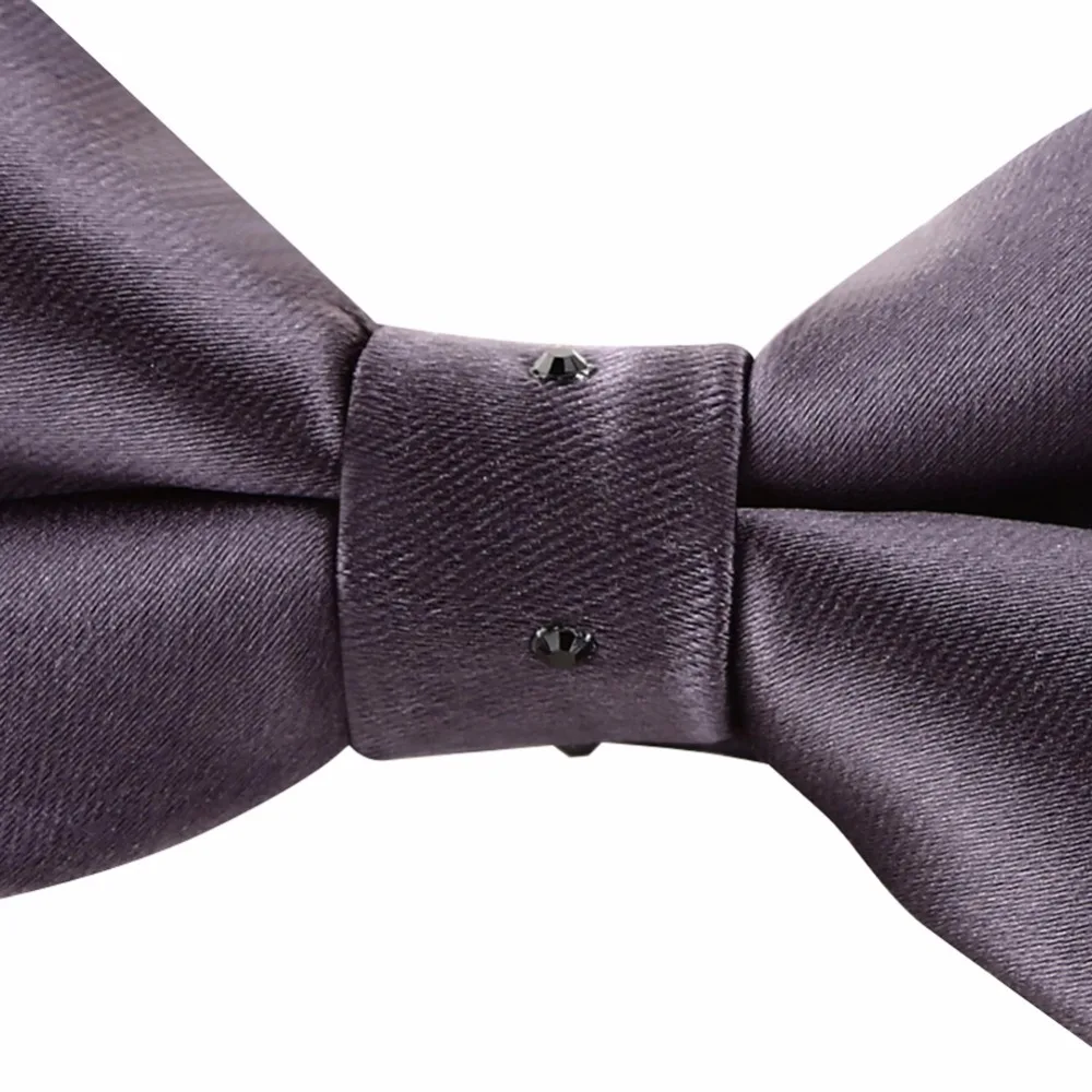 Мужские браун галстук-бабочку регулируемая предварительно - связали смокинг