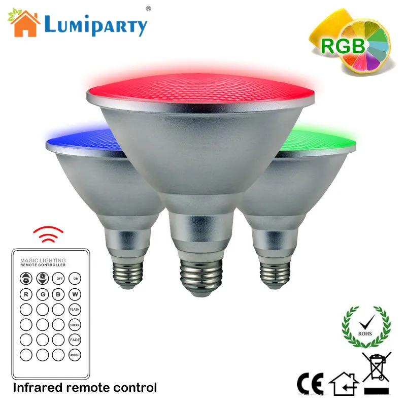 10 Вт 20 Вт Par30 Par38 светодиодный RGB прожектор лампа на открытом воздухе водостойкая Магия изменения цвета лампы
