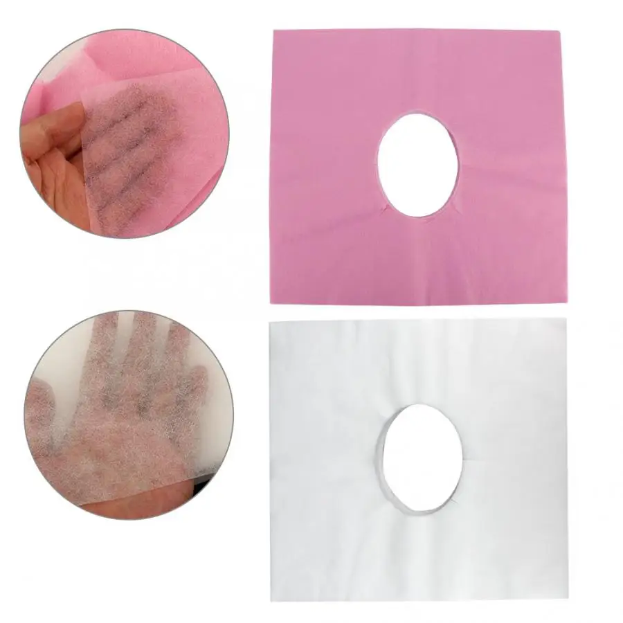 Одноразовая кушетка для салона красоты покрытие отверстия лица нетканые ткани