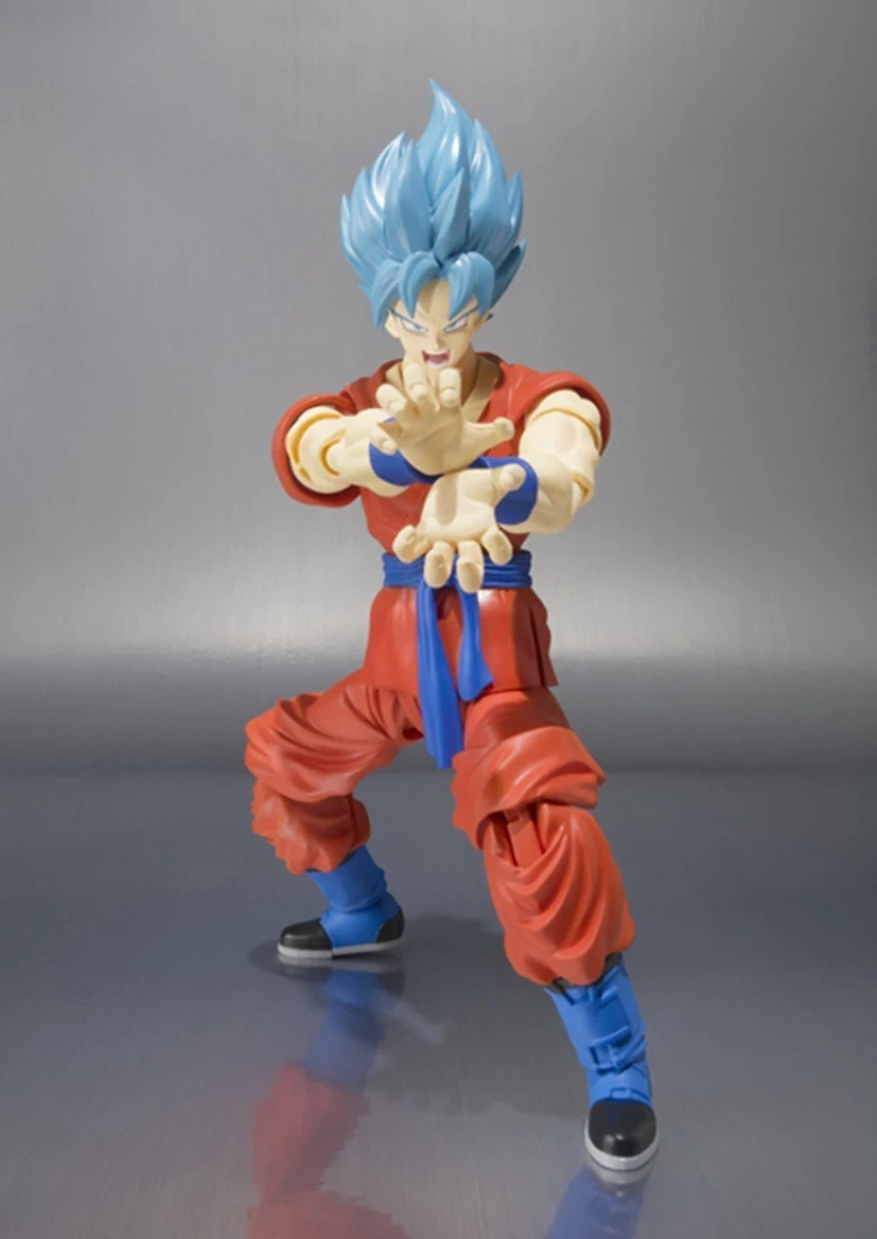 Новый аниме Fukkatsu No F Super Saiyan God SS Gokou Goku фигурка S. H. Figuarts (SHF) Dragon Ball Z игрушка 16 см