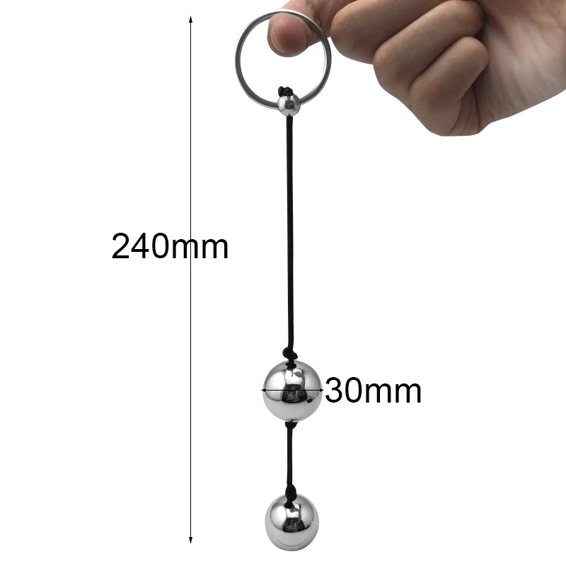 Man Nuo Metal Anal Balls Butt Vaginal Plug Stainless Steel Sex Toys for Woman Men Erotic Ring Handheld Bead Adult Products | Красота и
