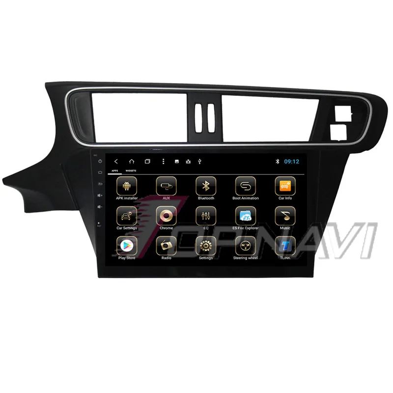 Авто радио плееры 10 1 ''Android 8 для Citroen C3 XR 2014 Topnavi 1024*600 разрешение HD экран с