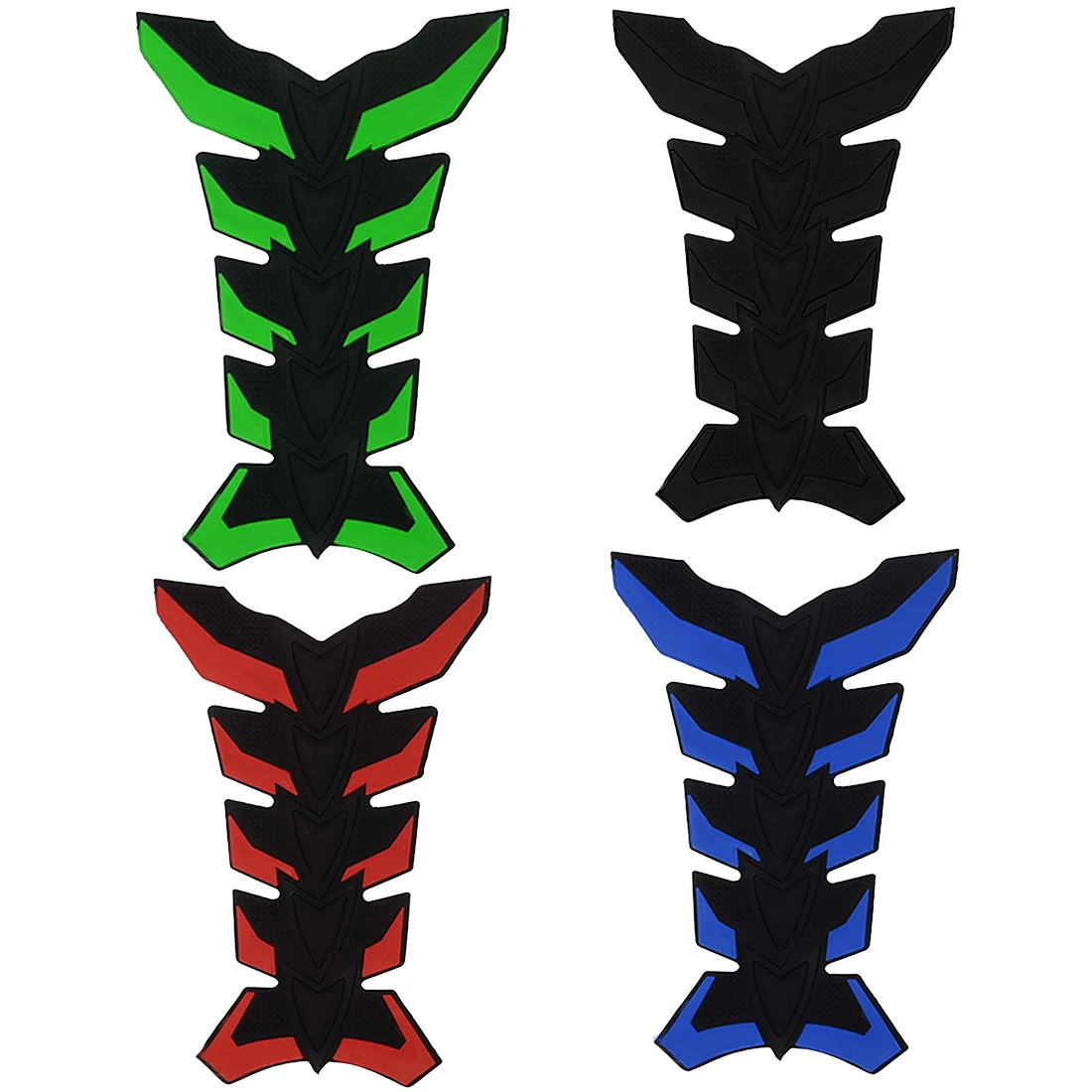 

2018 Universal sports car fuel tank stickers oil tank pad protector Motorcycle rubber fish bone paste non-fading fish bone paste