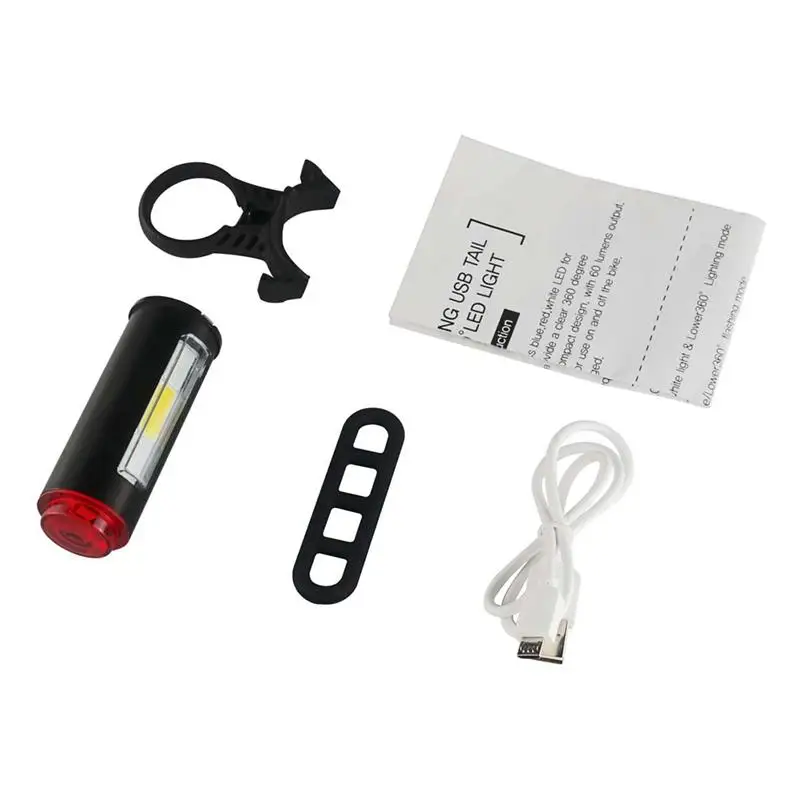 7 Modes Bicycle Light Rechargeable IPX5 Waterproof Rear Tail Safety Warning Cycling Lamp for Riding Travel Walking Jogging | Спорт и