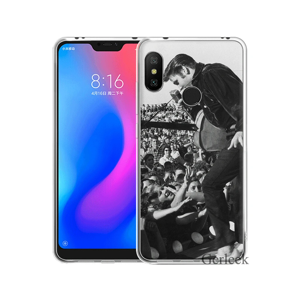 Мягкий ТПУ чехол Elvis Presley с поцелуем для Xiaomi Redmi Note 4 4X 5 6 Pro | Мобильные телефоны и