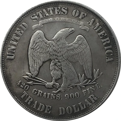 

1880 Trade Dollar COIN COPY