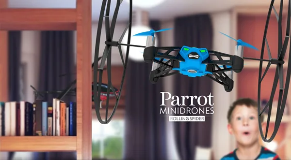 Оригинальный квадрокоптер Parrot MiniDrones Rolling Spider управляемый iPhone / iPad Android|ipad rj45|ipad