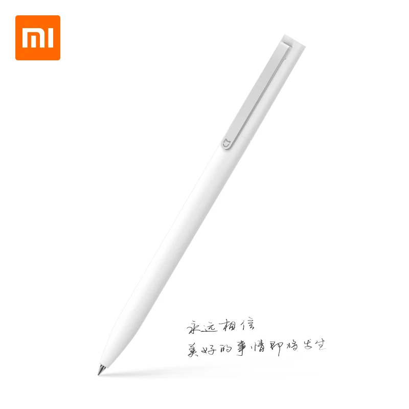 Xiaomi Mijia 0,5 мм ручка с точечным знаком гладкая швейцарская ручка для заправки Япония Черные, голубые чернила ручки 10 мм светильник со стразами - Цвет: Only pen