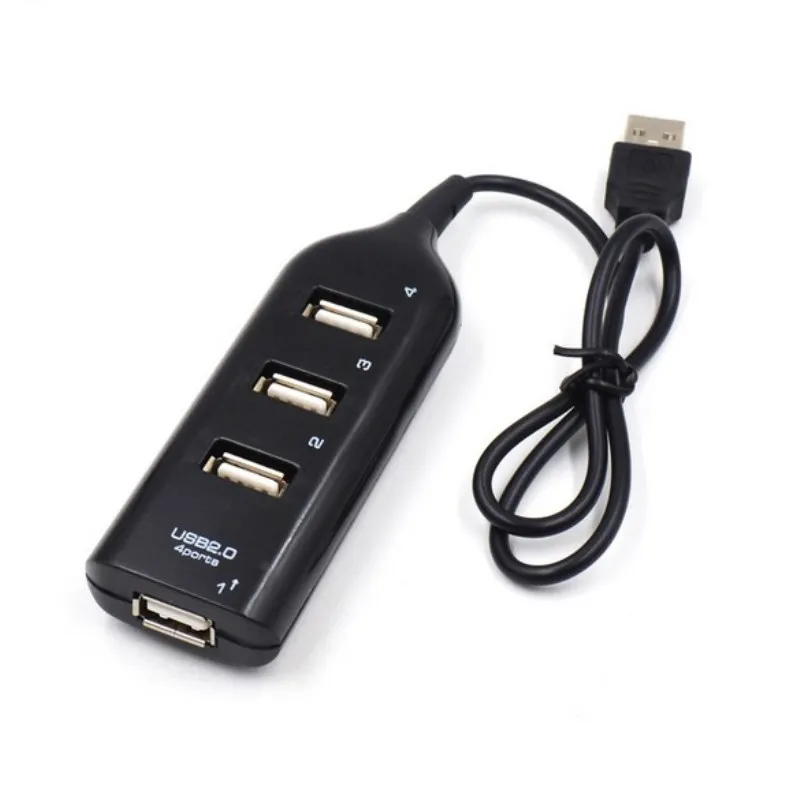 1 шт. высокоскоростной мини концентратор USB 2 0 с 4 портами|Кабели передачи данных| |