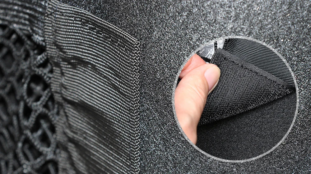 Сетка на заднее сиденье автомобиля эластичная сетка с волшебными наклейками для