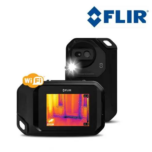 Новая компактная профессиональная тепловизионная камера Flir C2 80X60 Flir C3 с Wifi