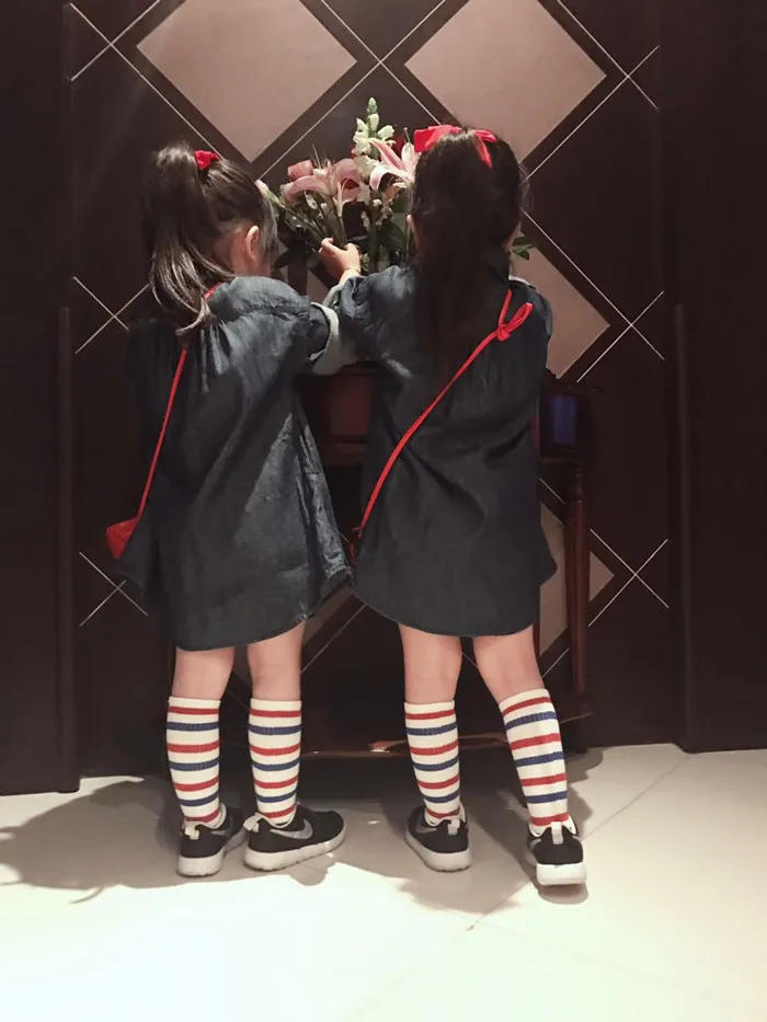 Милые носки для малышей Детские гольфы с буквенным принтом хлопковые