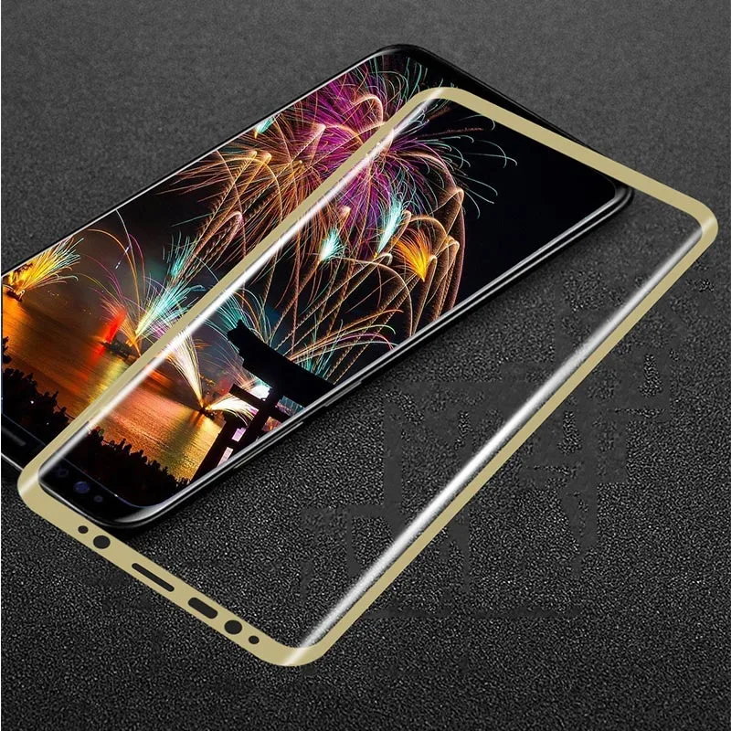 9H полное покрытие закаленное стекло для Samsung S8 9 Plus S6 S7 Edge Защитная пленка Note 8 4 5 |