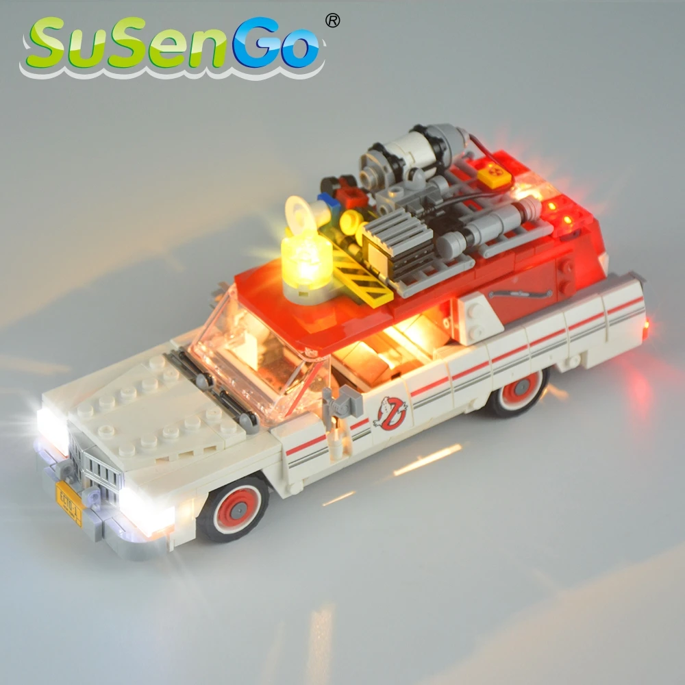 SuSenGo светодиодный светильник комплект для 75828 Ecto 1 & 2 Ghostbusters совместим с