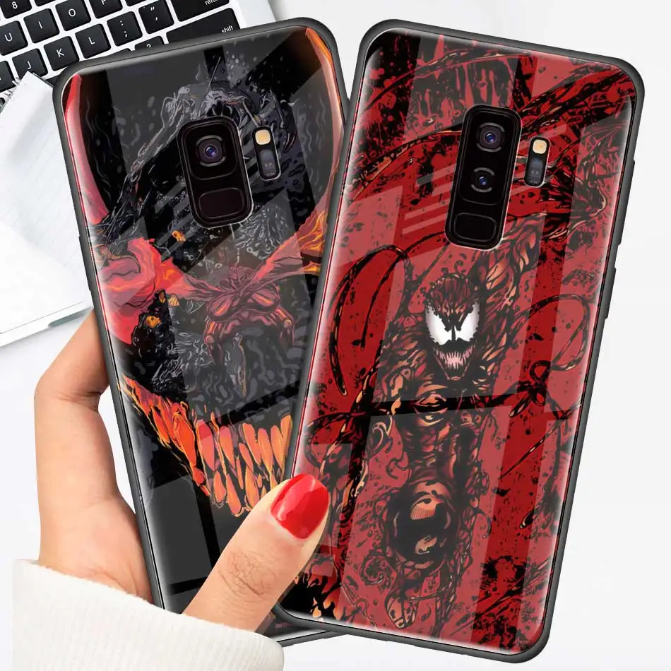 Чудо-яд, супергерой, чехол из закаленного стекла для samsung Galaxy S10 S10e S9 S8 S10 Plus Note 9 A50 A30, чехол для телефона