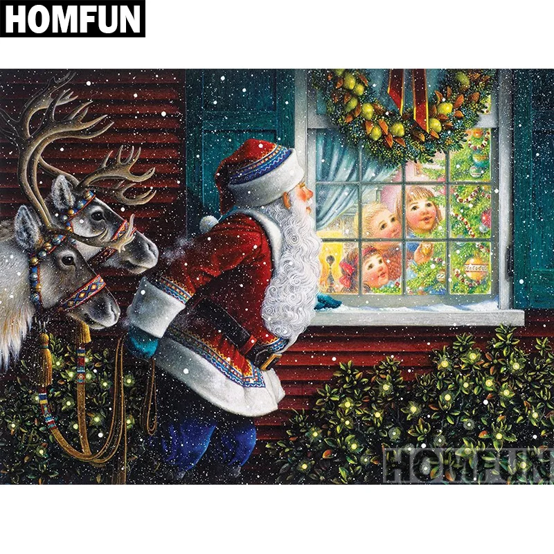 Алмазная живопись HOMFUN сделай сам картина с полными квадратными/круглыми