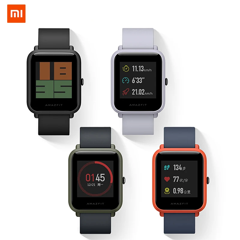 Оригинальные часы Xiaomi AMAZFIT Bip Youth Edition Смарт gps Bluetooth 4 0 монитор сердечного ритма