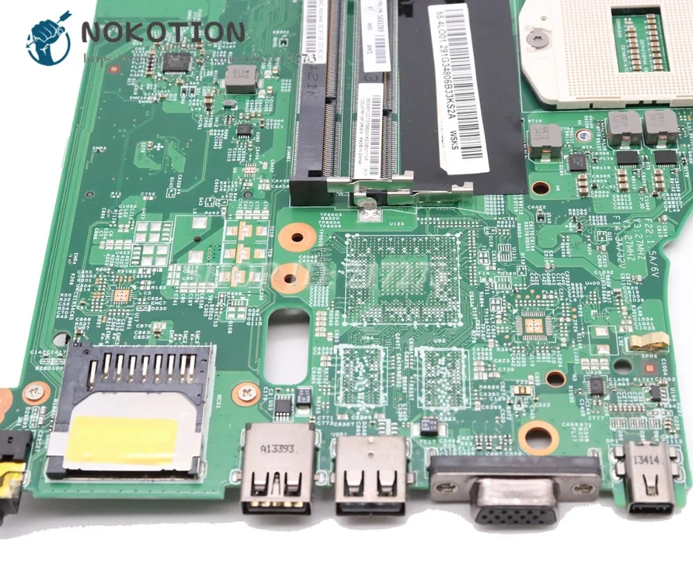 Материнская плата NOKOTION для ноутбука Lenovo Thinkpad T540 T540P основная 04X5263 04X5257 04X5281 04X5269 48