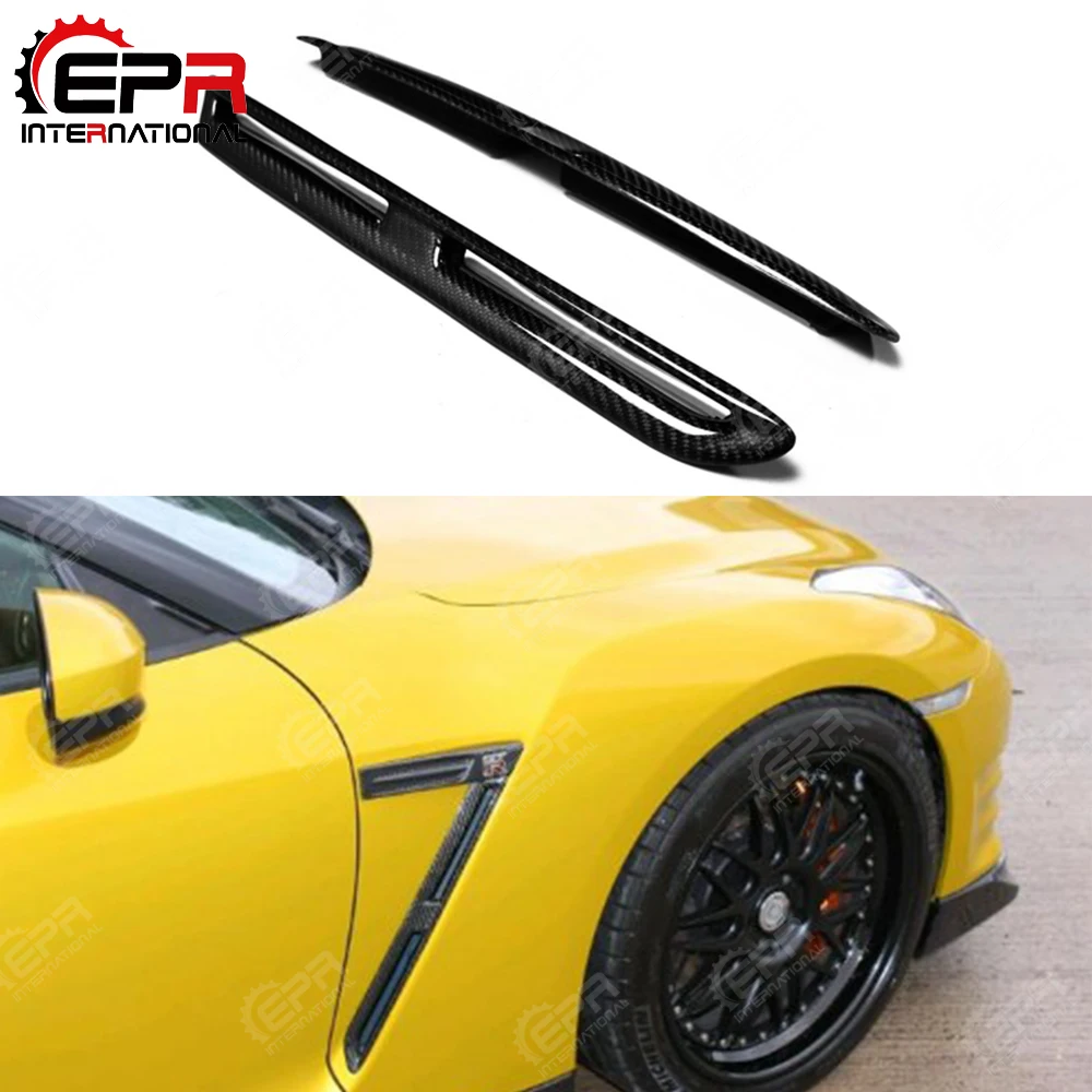 Автомобильный Стайлинг для Nissan R35 GTR углеродное волокно OEM переднее крыло заднее