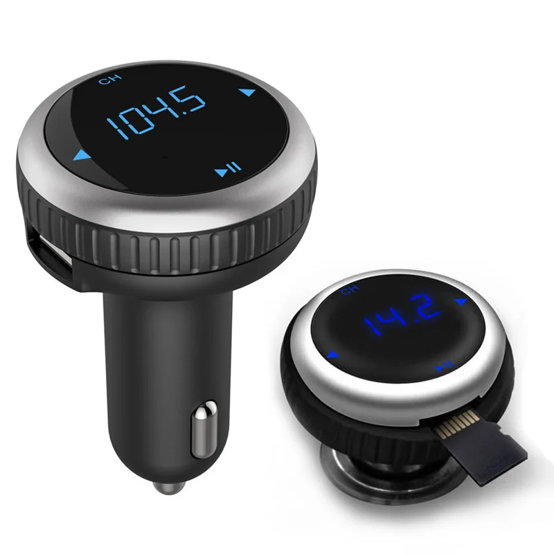 Новейший автомобильный Bluetooth FM передатчик с двумя USB портами для зарядки