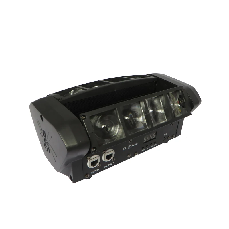 Сценический светильник паука светодиодный луч вращасветильник головной свет